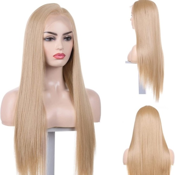 Blonde Straight Lace Wig
